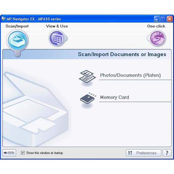 canon navigator software for scanning